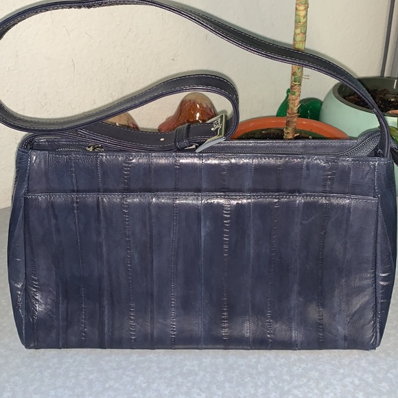 Vintage Eel Skin Shoulder Bag - Picture 3 of 13